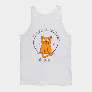 My Favorite Cat Tank Top